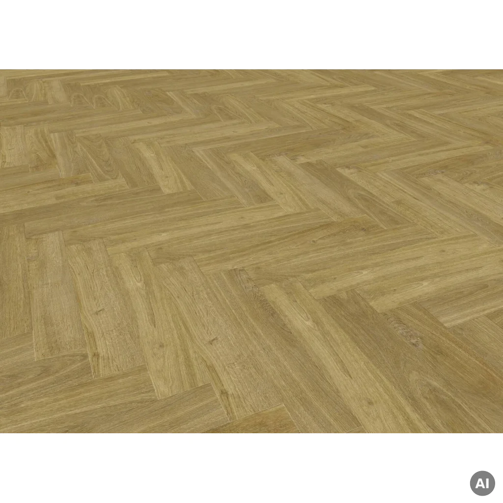 Panele winylowe samoprzylepne z podkładem Jodełka Madera Castano 3.5 mm Klasa 32, 39921617