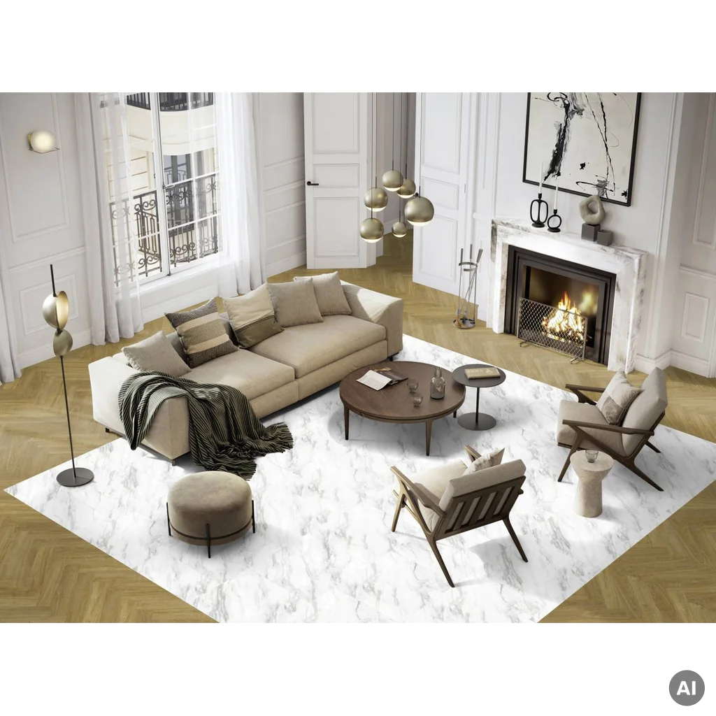 Panele winylowe samoprzylepne z podkładem Jodełka Madera Castano 3.5 mm Klasa 32, 39921617
