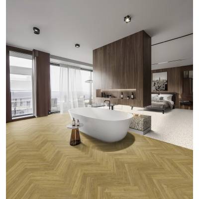 Panele winylowe Jodełka samoprzylepne ze zintegrowanym Madera Castano 1617 Klasa 32 3.5 mm, 39921617
