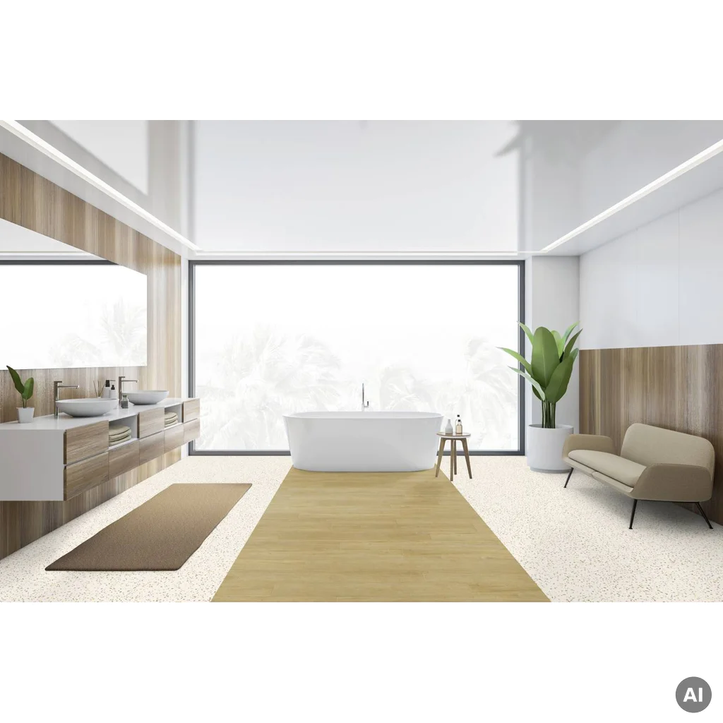 Panele winylowe samoprzylepne z podkładem Felizia Azure 3.5 mm Klasa 32, 39931622