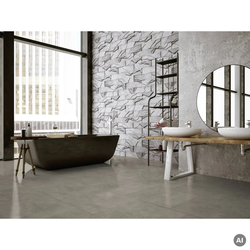 Panele winylowe samoprzylepne z podkładem Sauve Grey 3.5 mm Klasa 32, 39939077