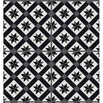 Panele winylowe samoprzylepne ze zintegrowanym podkładem Cordoba Black 1034  Klasa 32 3.5 mm, 39931034