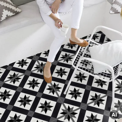 Panele winylowe samoprzylepne z podkładem Cordoba Black 3.5 mm Klasa 32, 39931034
