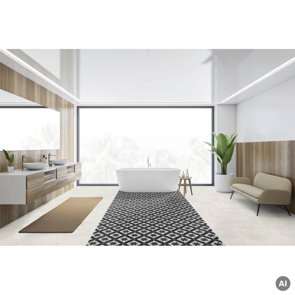 Panele winylowe samoprzylepne z podkładem Cordoba Black 3.5 mm Klasa 32, 39931034