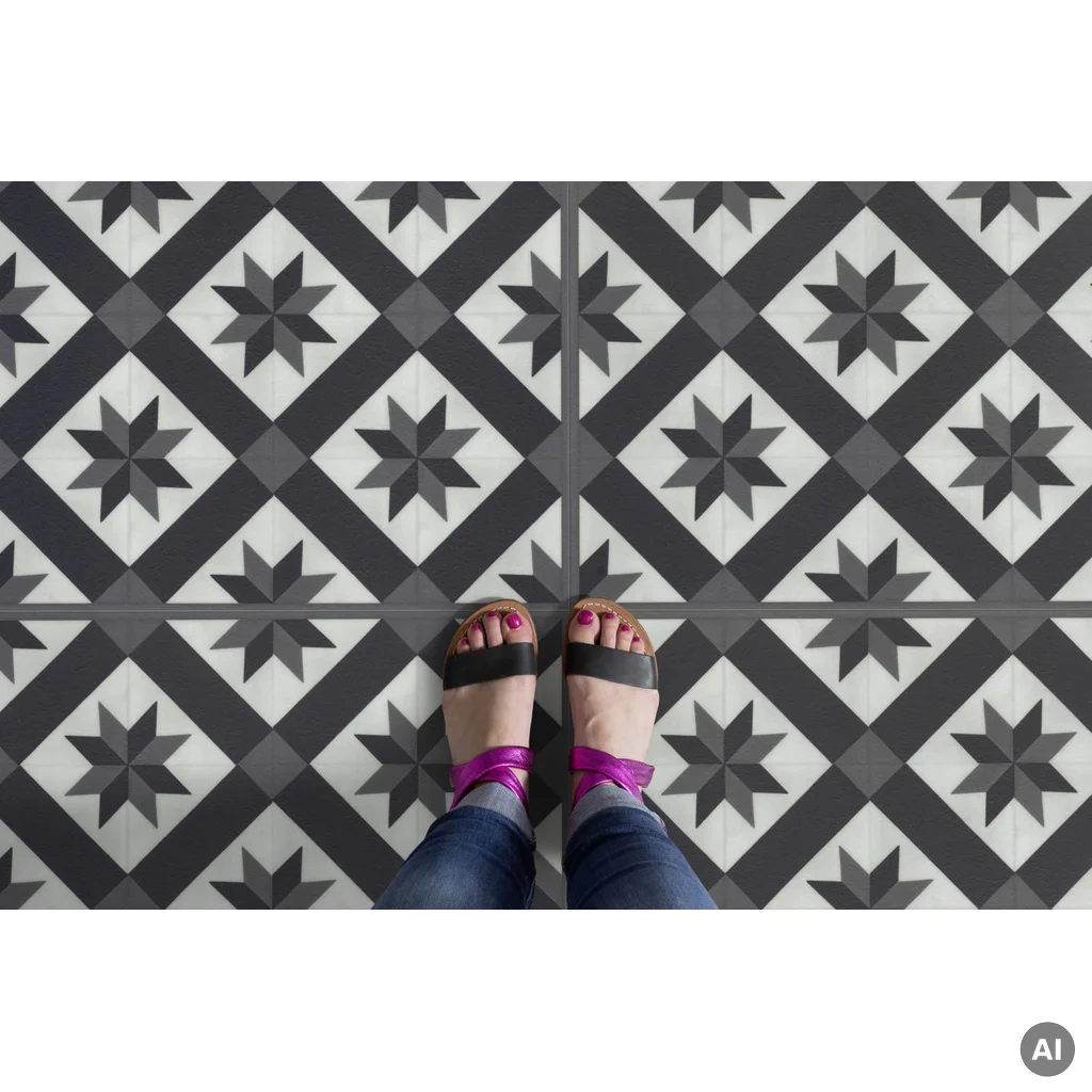 Panele winylowe samoprzylepne z podkładem Cordoba Black 3.5 mm Klasa 32, 39931034