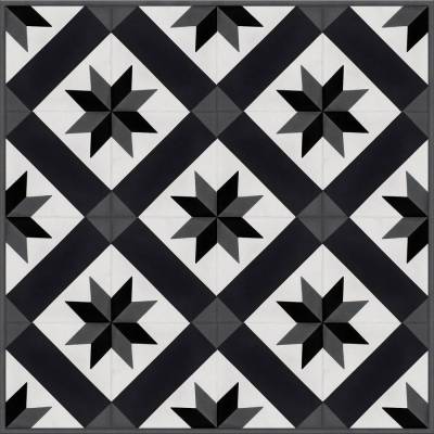 Panele winylowe samoprzylepne ze zintegrowanym podkładem Cordoba Black 1034  Klasa 32 3.5 mm, 39931034
