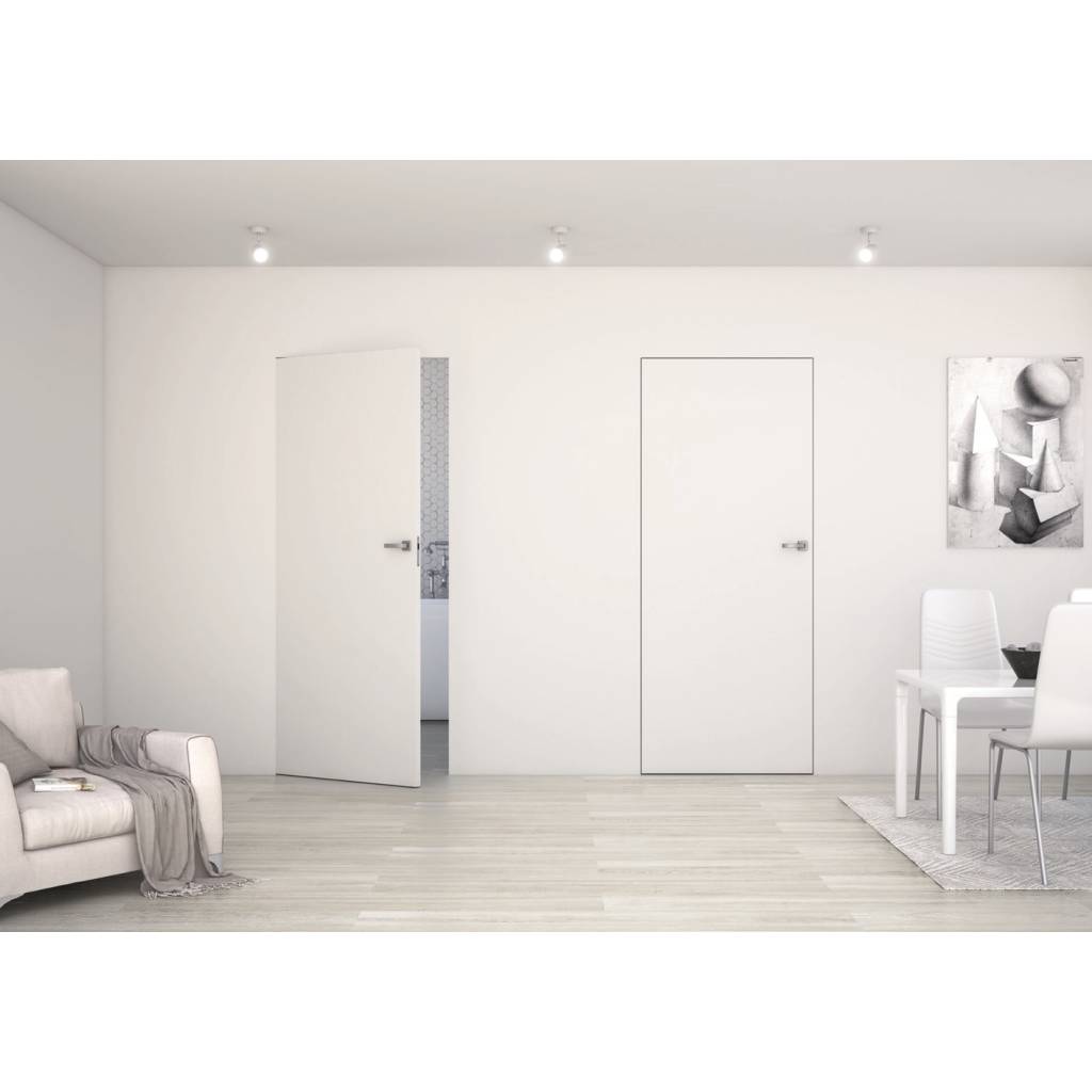 Zestaw Drzwi ukryte + Ościeżnica Sara Eco 2 bezprzylgowe (otwierane na zewnątrz) Lewe 80 cm płyta, 5901316049866, 400010424