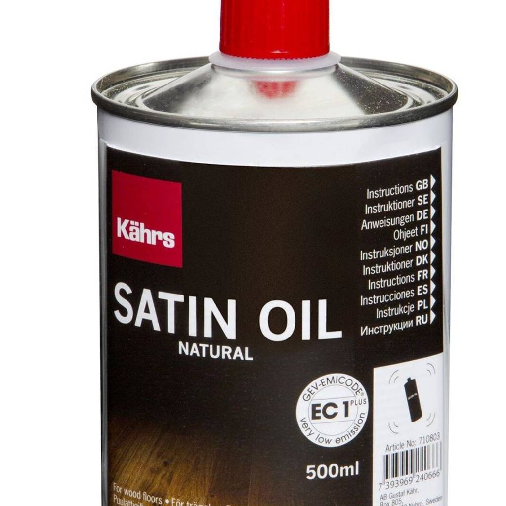 Olej pielęgnacyjny do podłóg drewnianych Kahrs Satin Oil 0,5l, 710803
