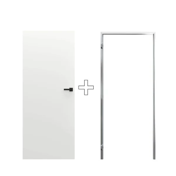 Zestaw Drzwi ukryte + Ościeżnica Sara Eco 2 odwrotna przyl