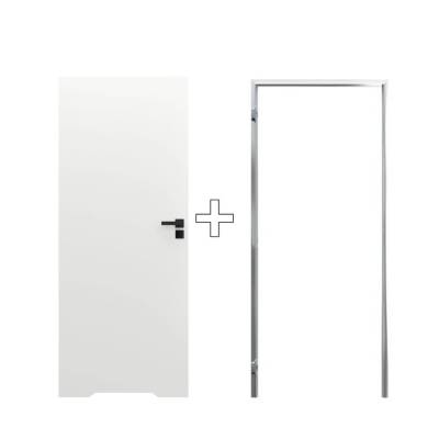 Zestaw Drzwi ukryte + Ościeżnica biała Sara Eco 2 WC bezprzylgowe (otwierane na zewnątrz) Lewe 80 cm plaster miodu, DRE 400010029, 5901316110658