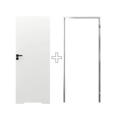 Zestaw Drzwi ukryte + Ościeżnica Sara Eco 2 WC bezprzylgowe (otwierane na zewnątrz) Prawe 80 cm plaster miodu, DRE 400010030, DRE 400010425