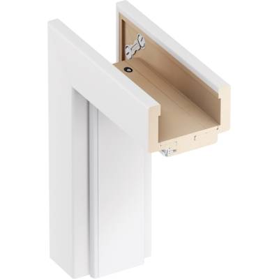 Ościeżnica regulowana z kątownikiem ORS1 Invado 160-179 Prawa 70cm Przylgowa Biała, 100011795