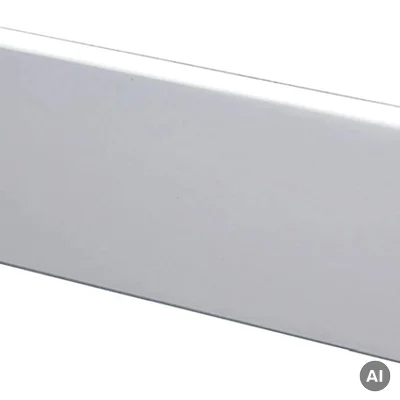 Listwa przypodłogowa Prestige Decor MDF RAL9003, L8/1 - RAL9003-16-2070