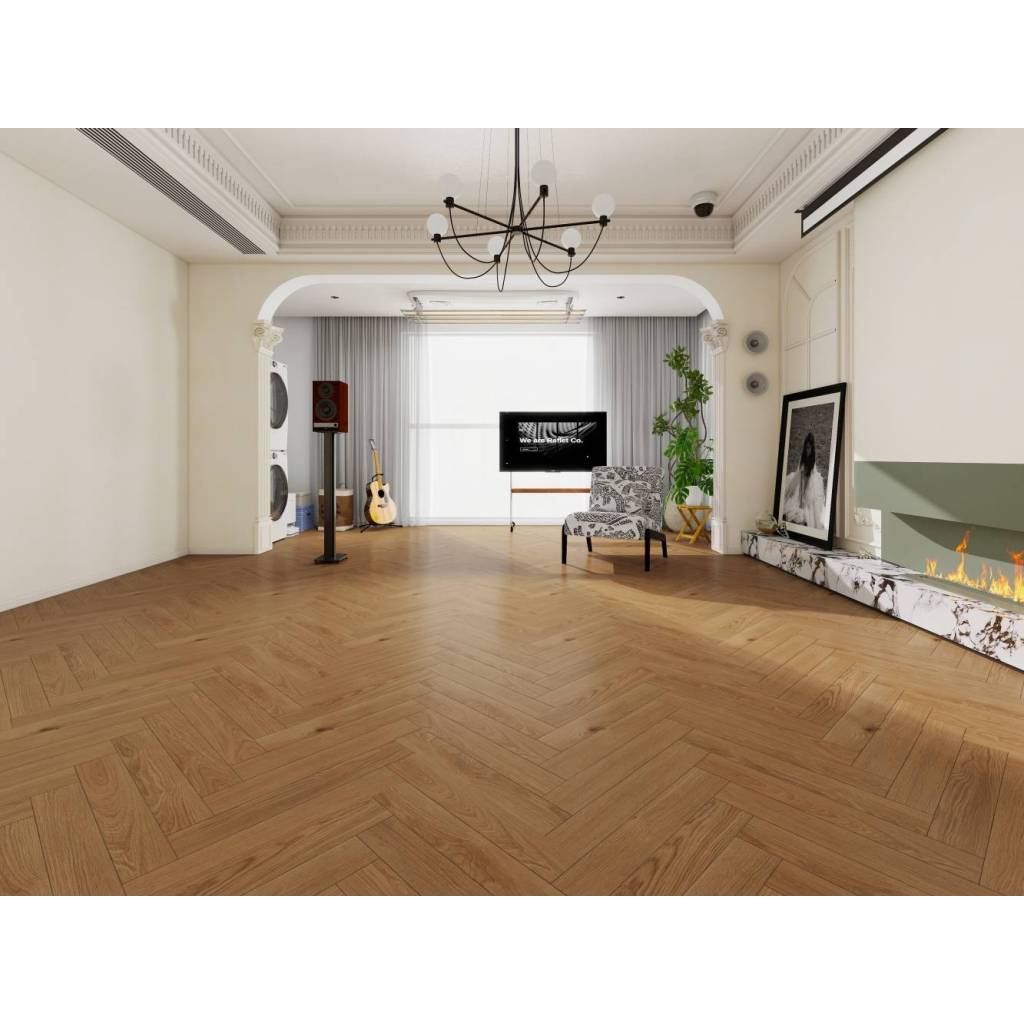 Panele winylowe SPC ze zintegrowanym podkładem Jodełka Royale PAN000337 Klasa 32 5 mm