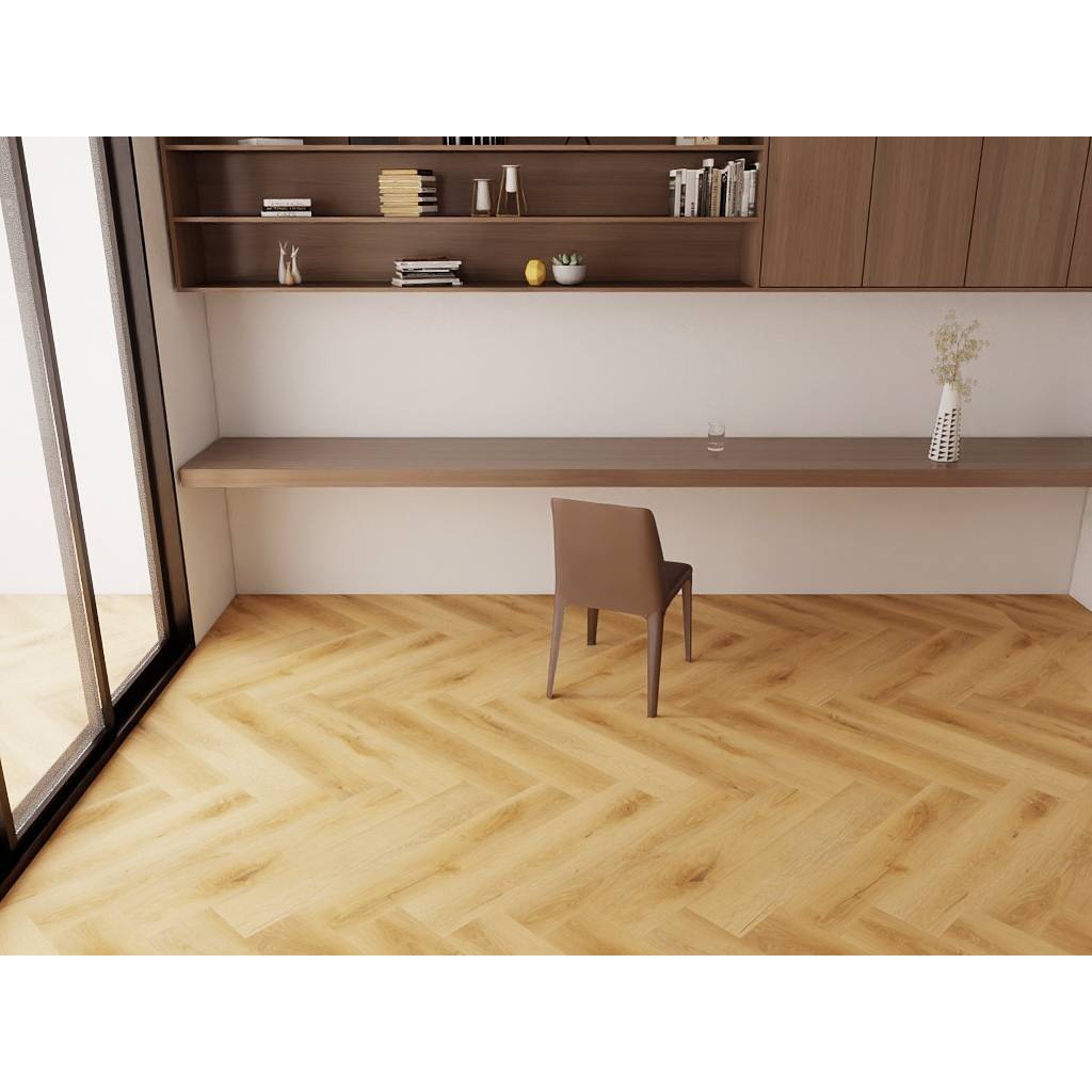 Panele winylowe SPC ze zintegrowanym podkładem Jodełka Noble PAN000343 Klasa 32 5 mm