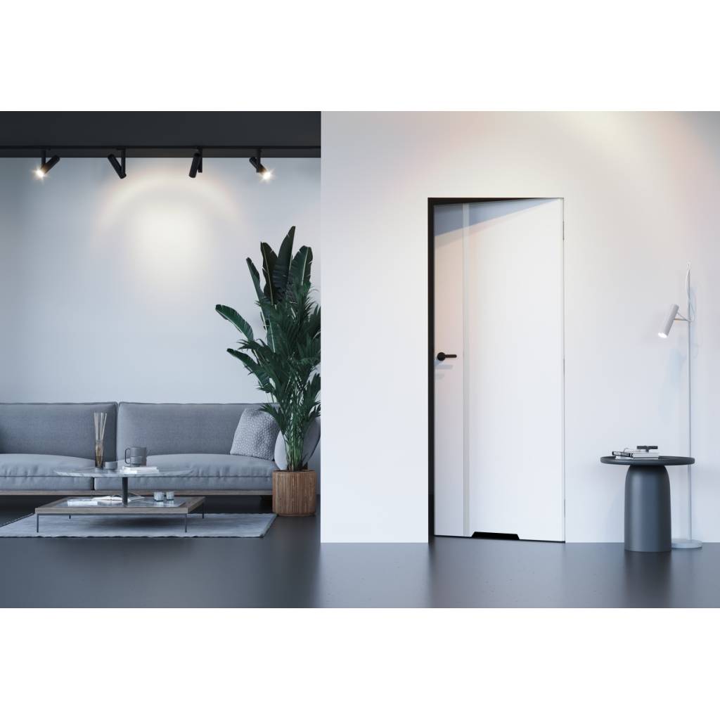 Drzwi ukryte Porta HIDE 4.A WC Bezprzylgowe (otwierane na zewnątrz) Prawe 80cm płyta, SPA14A0P08LBPWAYV0O300