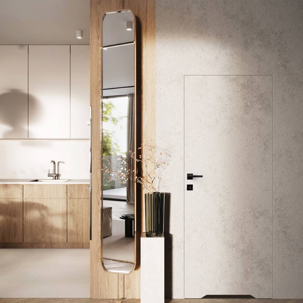 Drzwi ukryte Porta HIDE WC Bezprzylgowe (otwierane na zewnątrz) Prawe 80cm płyta, SPA14A0P08LBPWAYV0O300