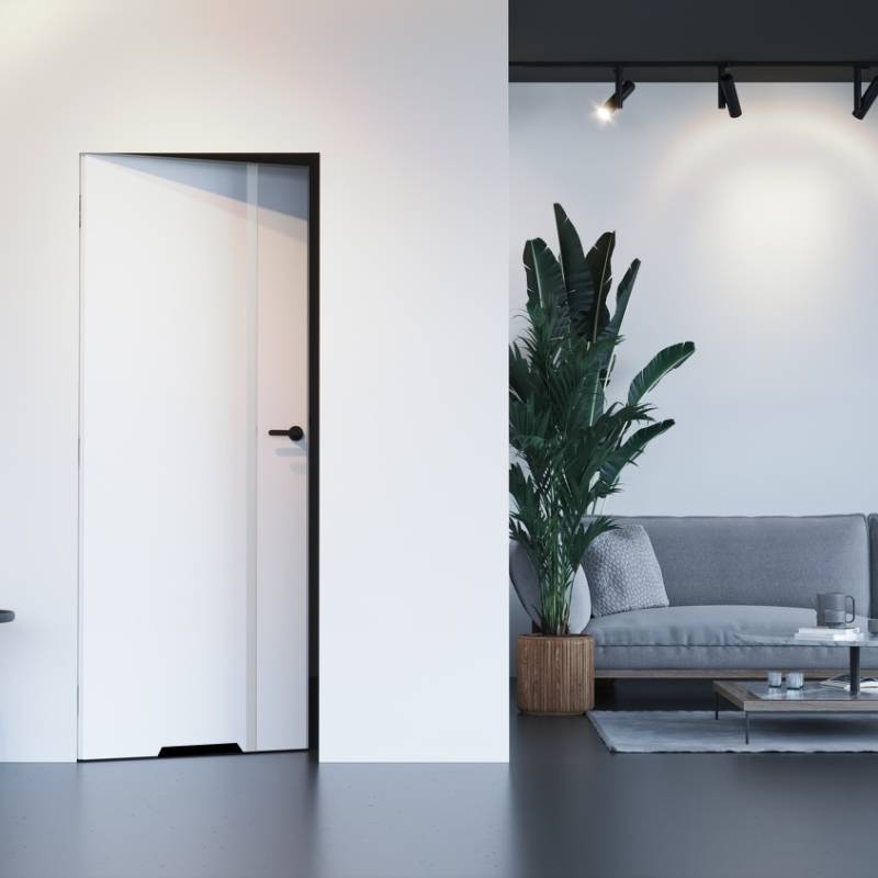 Drzwi ukryte Porta HIDE 4.A WC Bezprzylgowe (otwierane na ze
