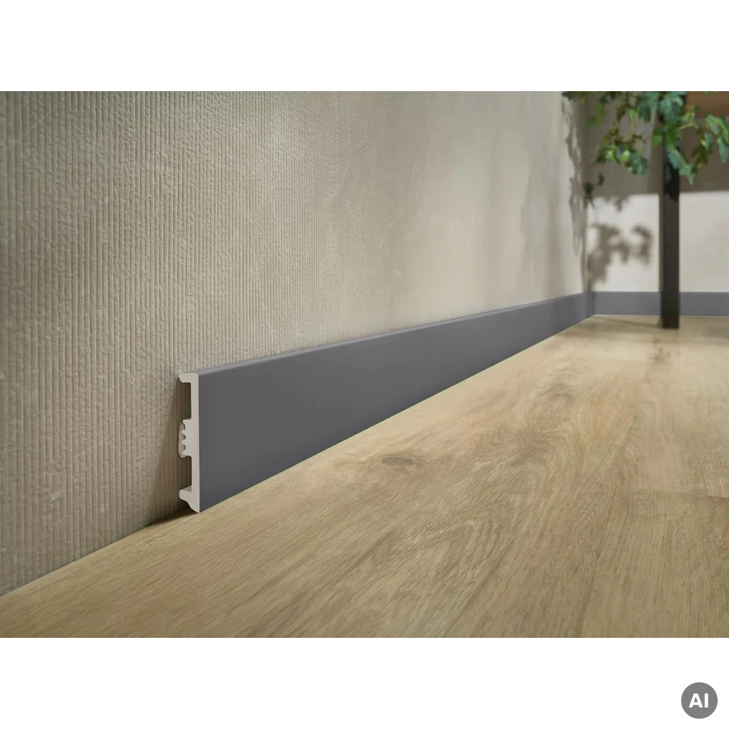 Listwa przypodłogowa STIQ XL Grafit, 5905167884256