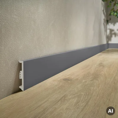 Listwa przypodłogowa STIQ XL Grafit, 5905167884256