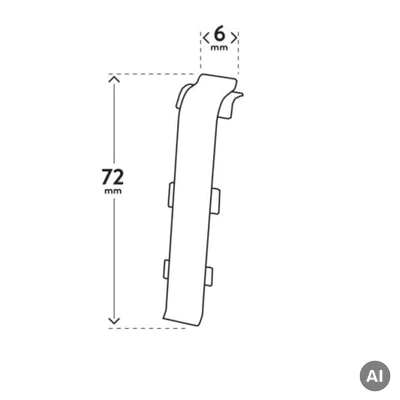 Indo łącznik Aluminium, 5905167729700