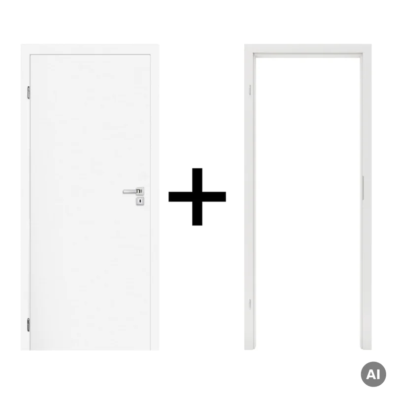 Komplet drzwi + ościeżnica Norma Decor 1 Lewe 80 cm Przylg