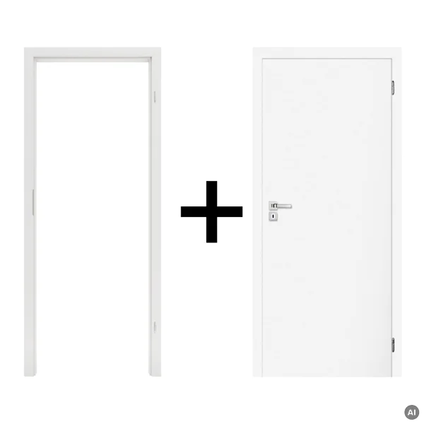 Komplet drzwi + ościeżnica Norma Decor 1 Prawe 80 cm Przyl