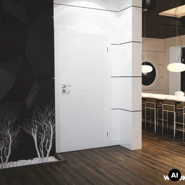 Komplet drzwi + ościeżnica Norma Decor 1 Prawe 80 cm Przyl