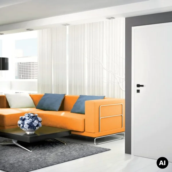 Komplet drzwi + ościeżnica Norma Decor 1 Prawe 80 cm Przyl