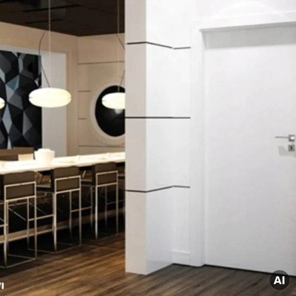 Komplet drzwi + ościeżnica Norma Decor 1 Prawe 80 cm Przyl