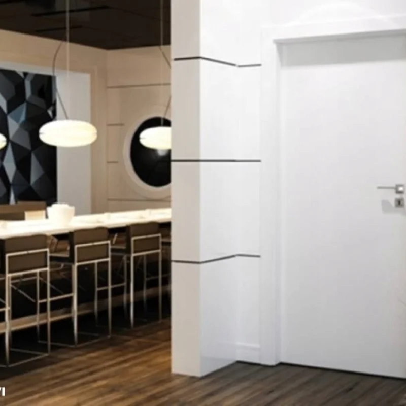 Komplet drzwi + ościeżnica Norma Decor 1 Prawe 80 cm Przyl