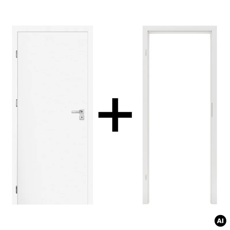 Komplet drzwi + ościeżnica Norma Decor 1 Lewe 90 cm Przylg