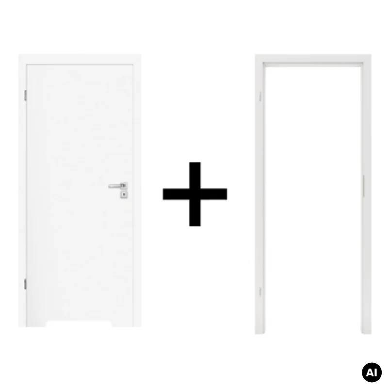 Komplet drzwi + ościeżnica Norma Decor 1 Lewe 70 cm Przylg