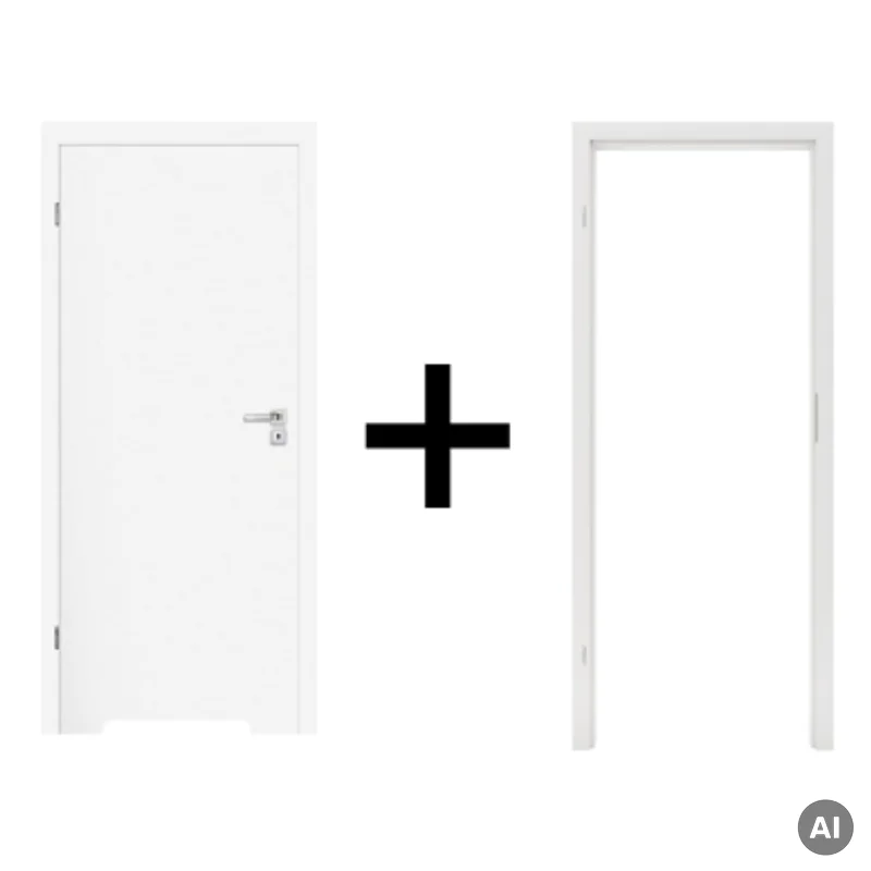 Komplet drzwi + ościeżnica Norma Decor 1 Lewe 70 cm Przylg