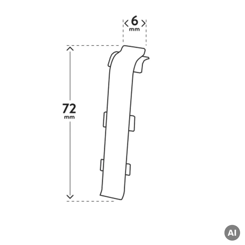 INDO ŁĄCZNIK 40 Biały Mat, 5905167782019 - 2