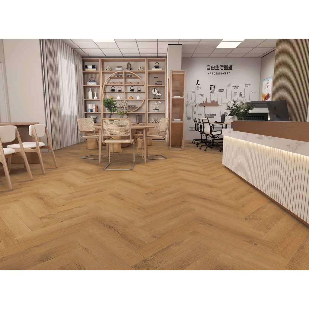Panele winylowe SPC ze zintegrowanym podkładem Jodełka Pulse Klasa 34 6 mm, PAN000355