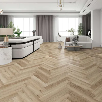 Panele winylowe SPC ze zintegrowanym podkładem Jodełka Harmony Klasa 34 6 mm, PAN000357