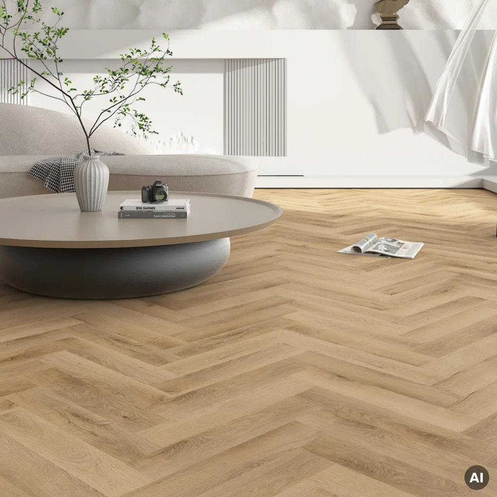 Panele winylowe SPC z podkładem Jodełka Poise Klasa 34 7 mm, PAN000379