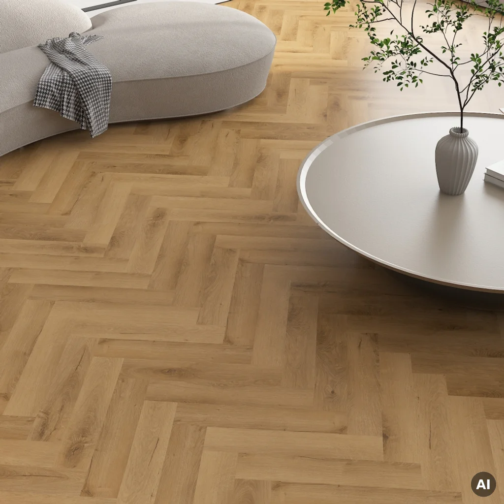Panele winylowe SPC z podkładem Jodełka Prestige Klasa 34 7 mm, PAN000373