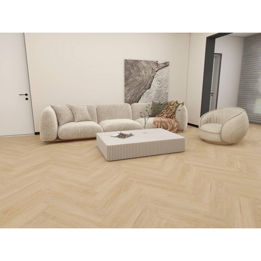 Panele winylowe SPC ze zintegrowanym podkładem Jodełka Eminent PAN000377 Klasa 34 7 mm