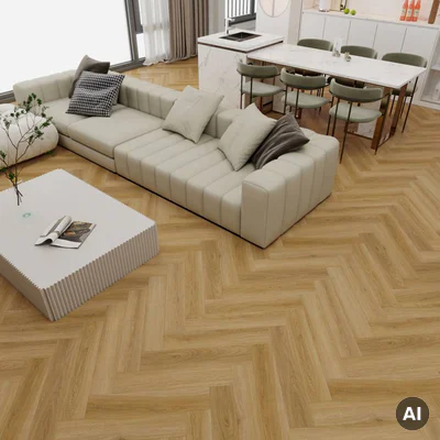 Panele winylowe SPC z  podkładem Jodełka Chic Klasa 34 7 mm, PAN000375