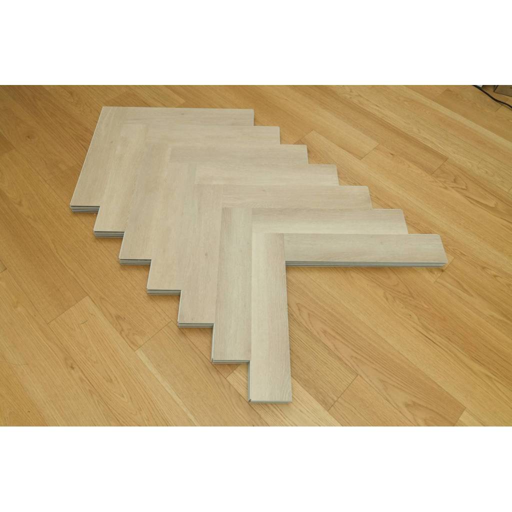 Panele winylowe SPC ze zintegrowanym podkładem Jodełka Grace PAN000383 Klasa 34 7 mm