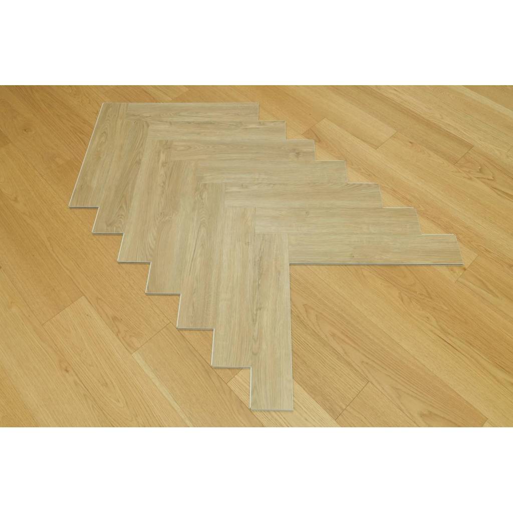 Panele winylowe SPC ze zintegrowanym podkładem Jodełka Elegance PAN000382 Klasa 34 7 mm