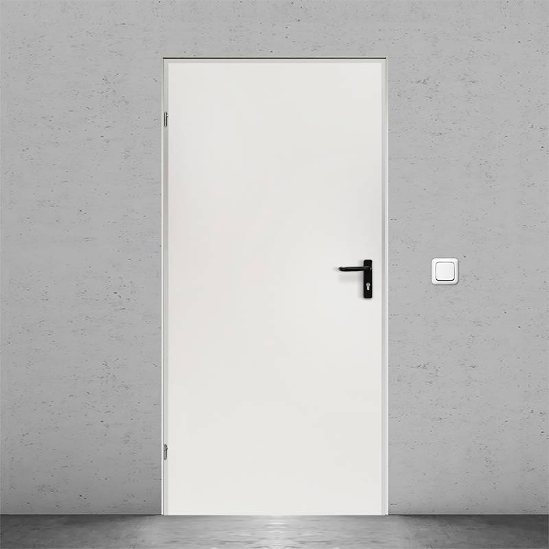 Drzwi zewnętrzne stalowe ECOUNI EU401 T40 Białe 80 Lewe, T