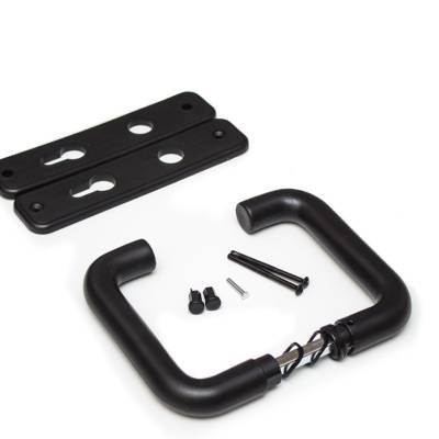 Drzwi techniczne stalowe 80 cm prawe Ecouni, T40 URAN 2 BIAŁY/80 PRAWE