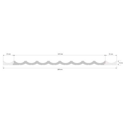 Lamele do malowania Lumio WP002 Wave