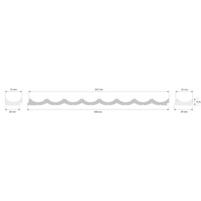 Lamele do malowania Lumio WP002 Wave