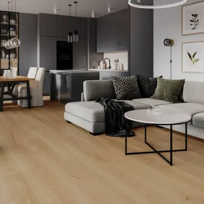 Panele winylowe ze zintegrowanym podkładem SPC Dąb Waniliowy DP5000038  Klasa 34 6 mm, SW4IMO-HKXPX-DP5XXX-EVANA