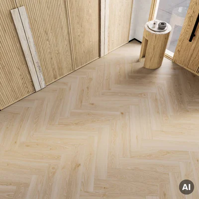 Panele winylowe SPC Jodełka Dąb Herbaciany Klasa 34 5 mm, SW4HMX-FHLA1-DP5XXX-ETEAC