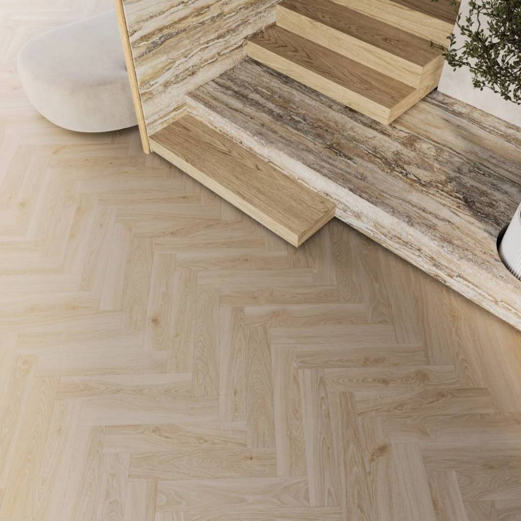 Panele winylowe SPC Jodełka Dąb Herbaciany DP5000047 Klasa 34 5 mm, SW4HMX-FHLA1-DP5XXX-ETEAC